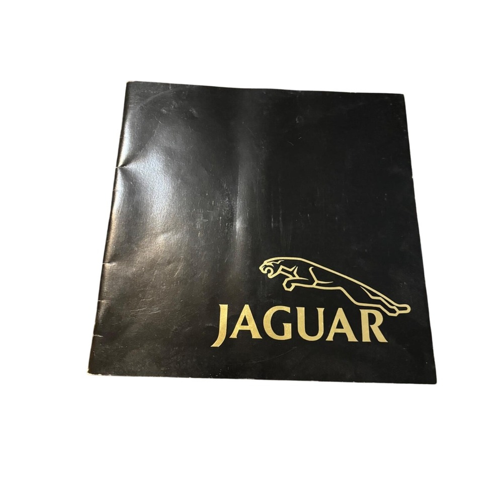 Vintage 1985 Jaguar Series III XJ6 Sales Brochure Original 1984 Print Black Gold